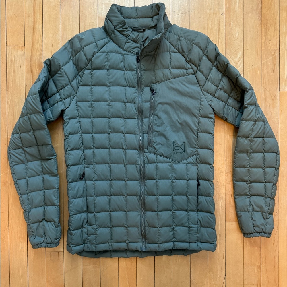 Men's Burton [ak] BK Lite Down Jacket - Light Green, Size Medium
